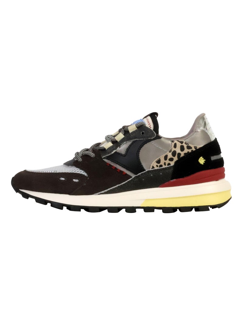 Basket Basse Cuir Victoria Noir - Kiabi
