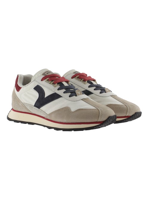 Basket Basse Cuir Victoria Root Washed - Kiabi