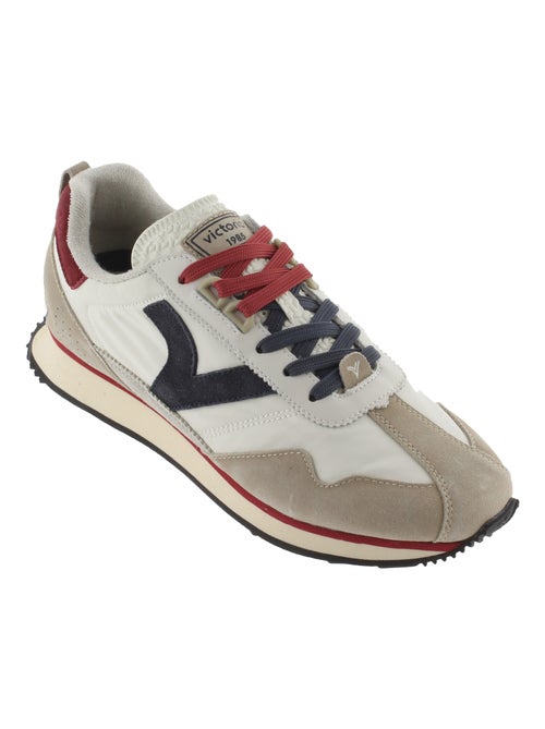 Basket Basse Cuir Victoria Root Washed - Kiabi