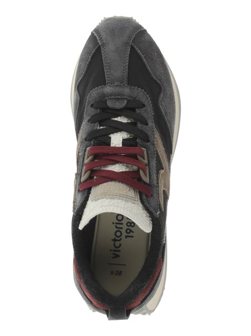 Basket Basse Cuir Victoria Root Washed - Kiabi