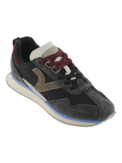 Basket Basse Cuir Victoria Root Washed - Kiabi