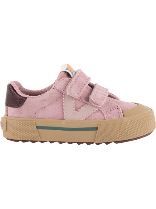 Basket basse cuir victoria - Kiabi