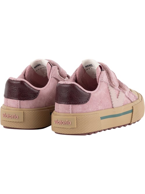 Basket basse cuir victoria - Kiabi