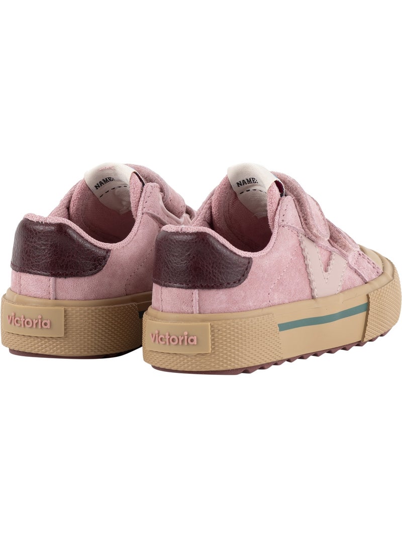 Basket basse cuir victoria Rose - Kiabi