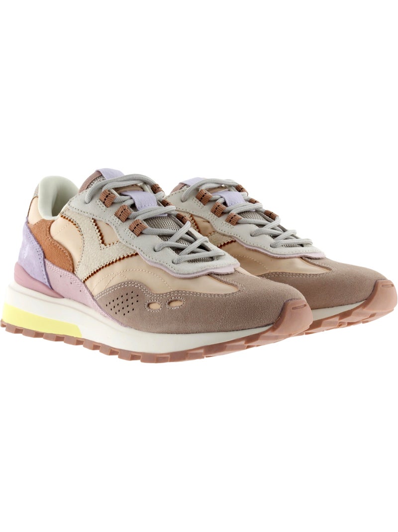 Basket Basse Cuir Victoria Rose - Kiabi