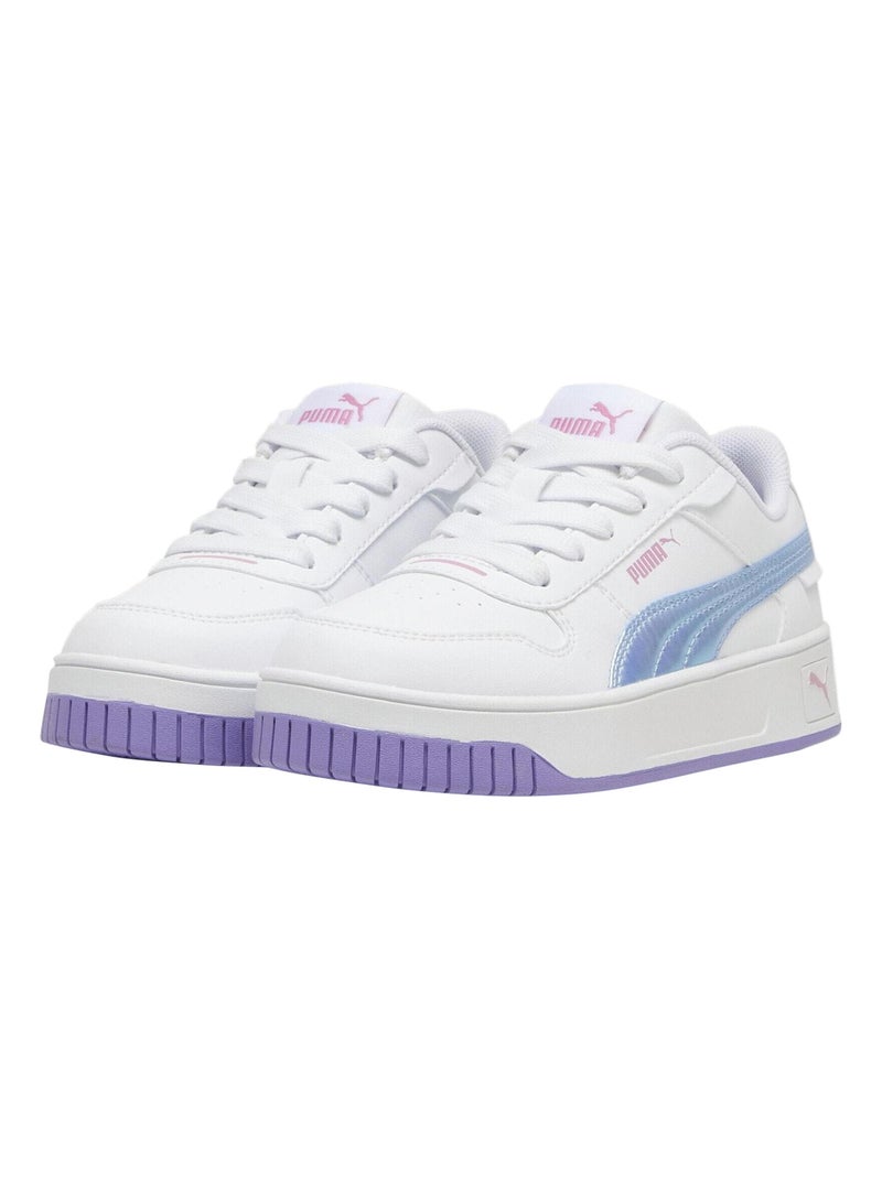 Basket Basse Enfant à Lacets Puma Courtflex V3 V inf Blanc - Kiabi