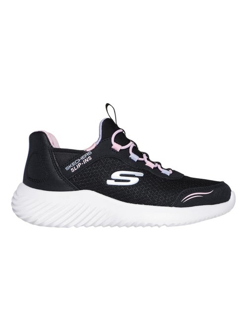 Basket Basse Enfant à Lacets Skechers Bounder Simple Cute - Kiabi