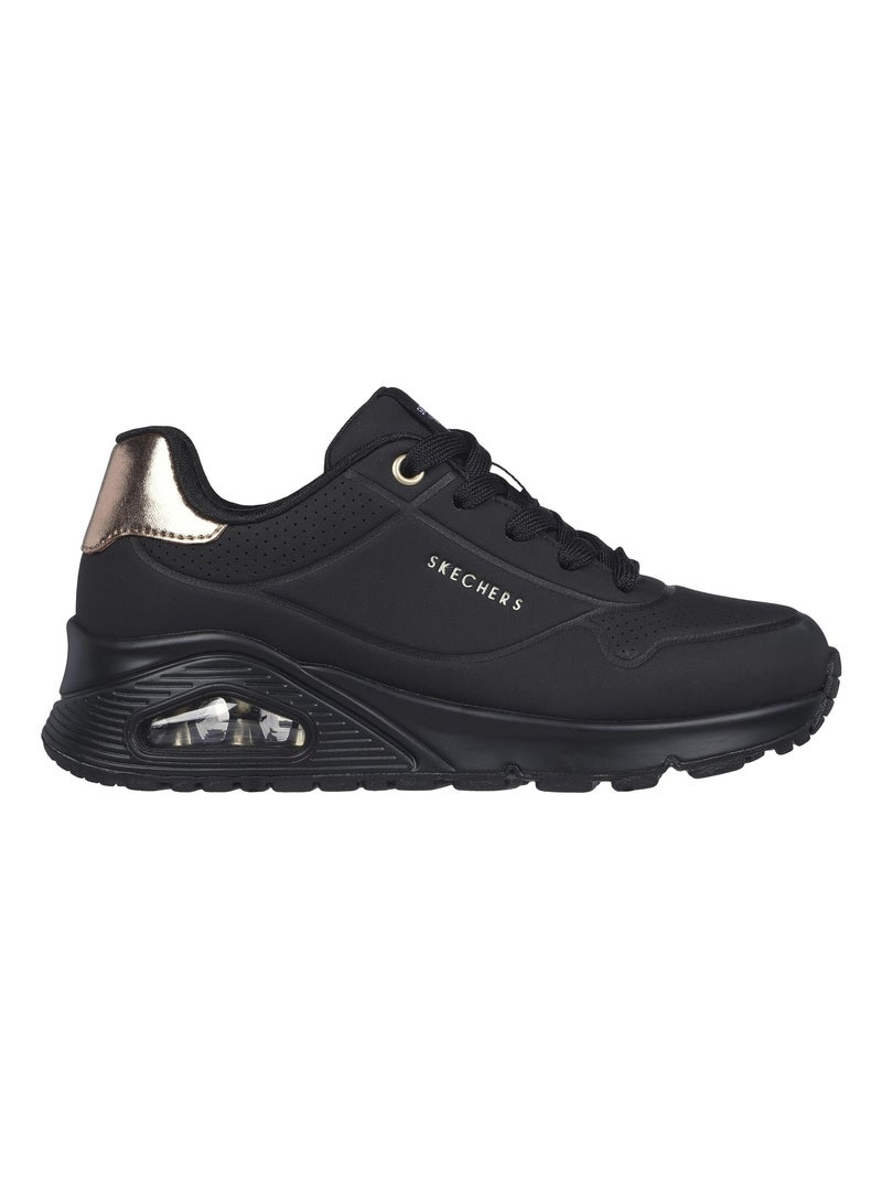 Basket Basse Enfant à Lacets Skechers Shimmer Away Noir - Kiabi