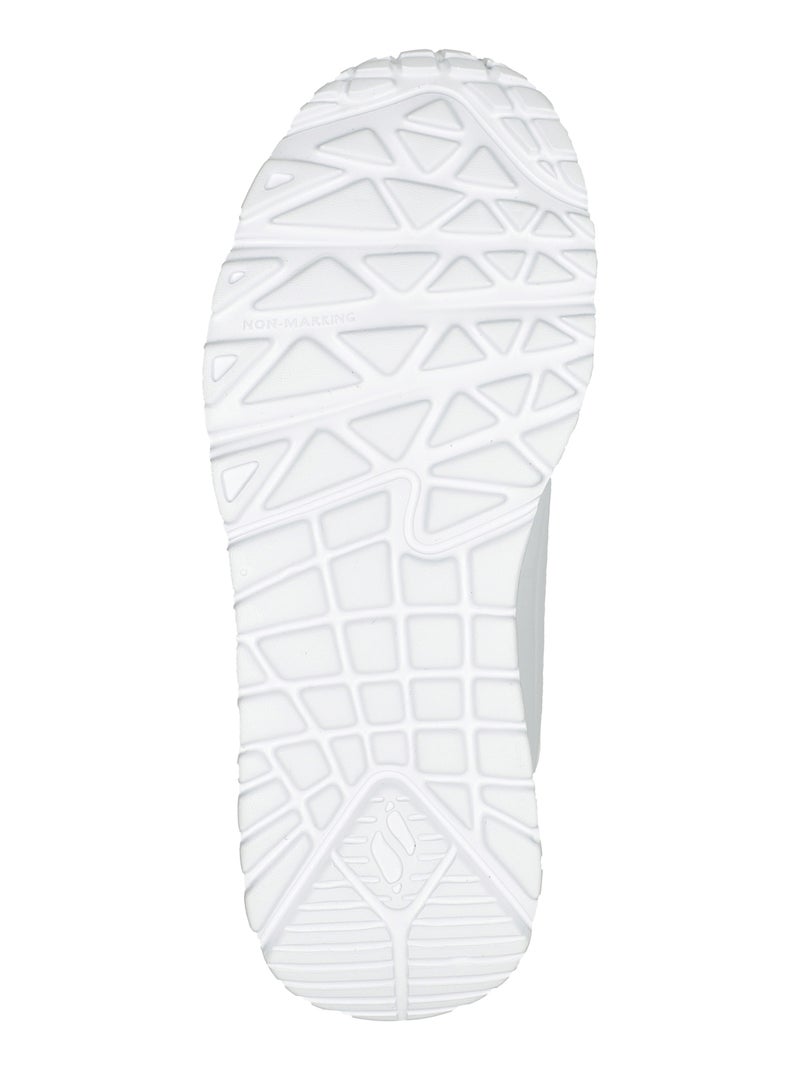 Basket Basse Enfant à Lacets Skechers Spread The Love Blanc - Kiabi