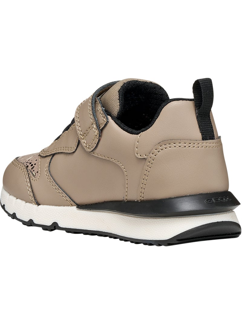 Basket basse enfant à scratch geox fastics girl Beige - Kiabi