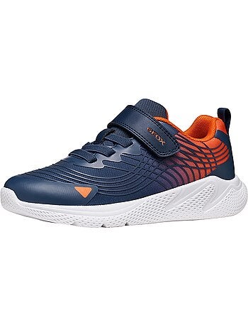 Basket basse enfant à scratch geox sprintye boy