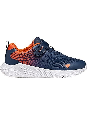Basket basse enfant à scratch geox sprintye boy