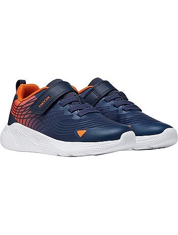 Basket basse enfant à scratch geox sprintye boy