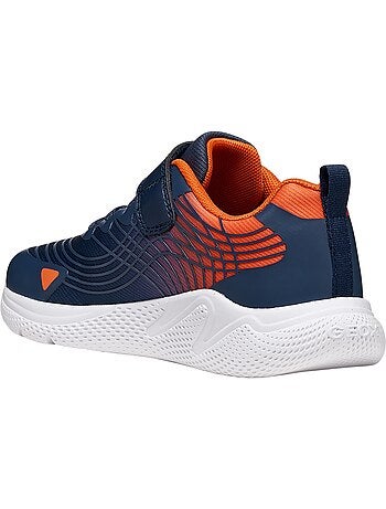 Basket basse enfant à scratch geox sprintye boy