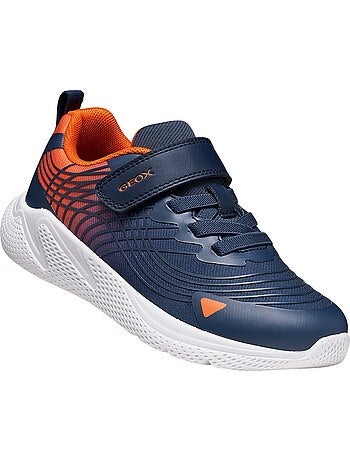 Basket basse enfant à scratch geox sprintye boy