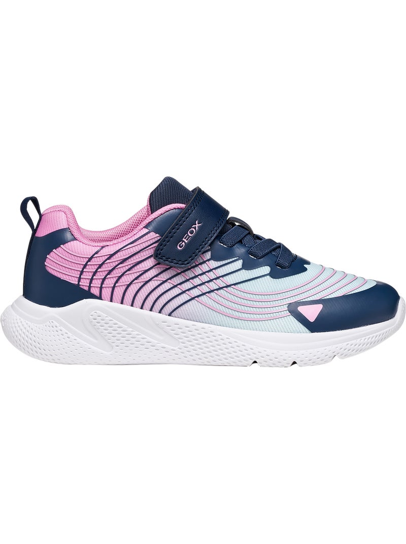 Basket basse enfant à scratch geox sprintye girl Multicolore - Kiabi