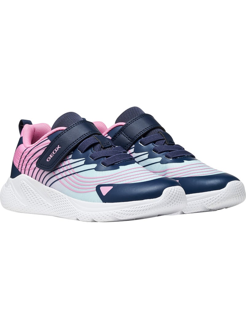 Basket basse enfant à scratch geox sprintye girl Multicolore - Kiabi