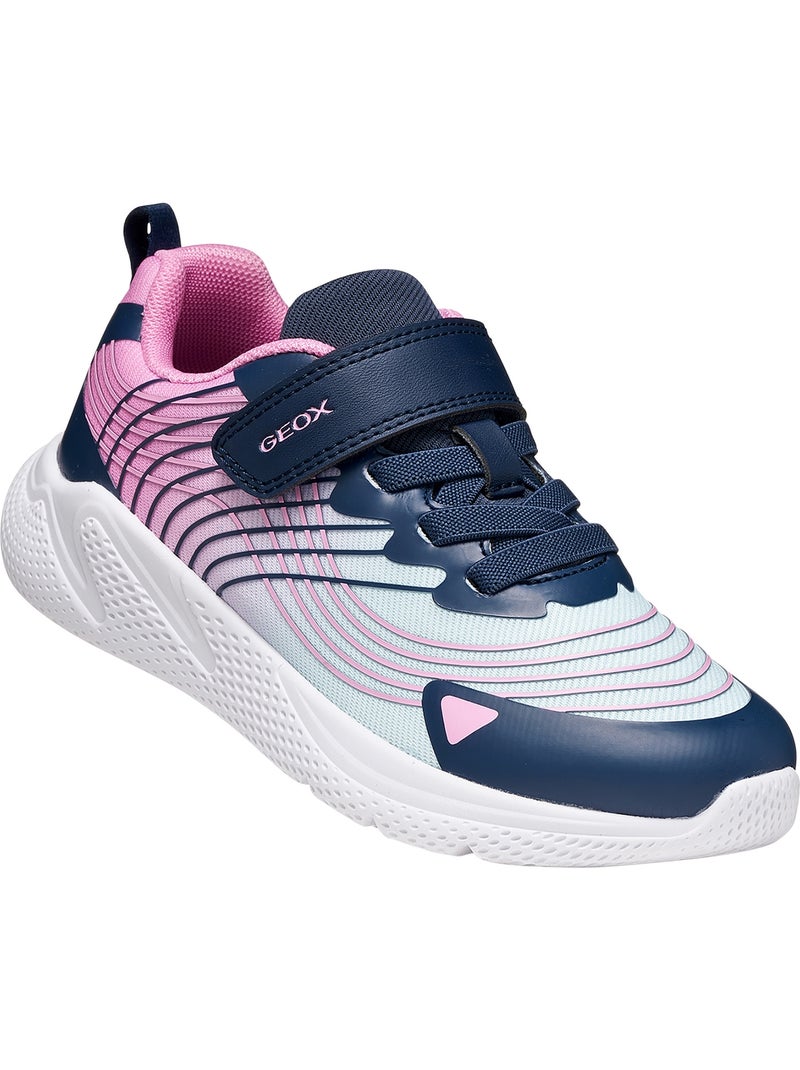 Basket basse enfant à scratch geox sprintye girl Multicolore - Kiabi