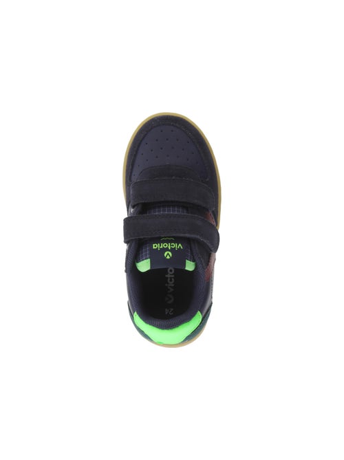 Basket Basse Enfant Cuir Victoria Time - Kiabi