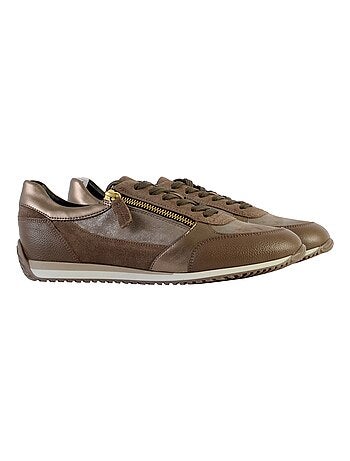 Basket Basse Geox Cuir Calithe Suede+SHI