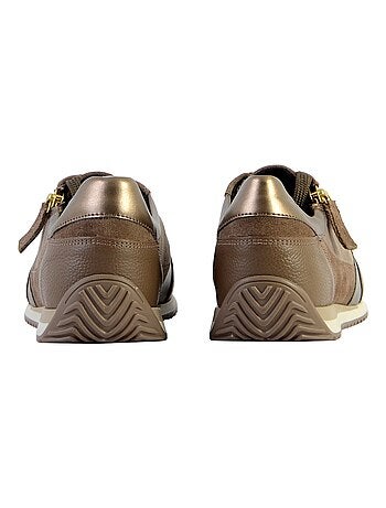 Basket Basse Geox Cuir Calithe Suede+SHI