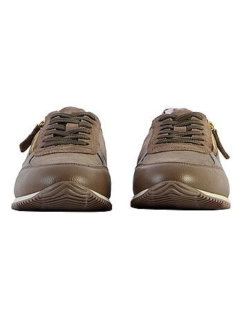 Basket Basse Geox Cuir Calithe Suede+SHI