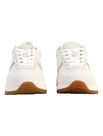 Basket Basse Geox Cuir Desya Nappa+Suede