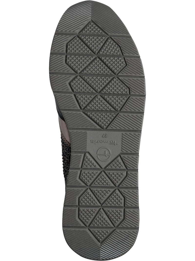 Basket Basse ? Lacets Tamaris Noir - Kiabi