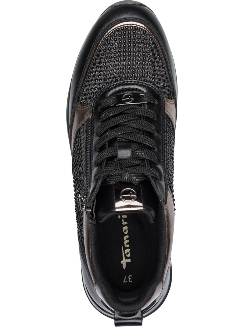 Basket Basse ? Lacets Tamaris Noir - Kiabi