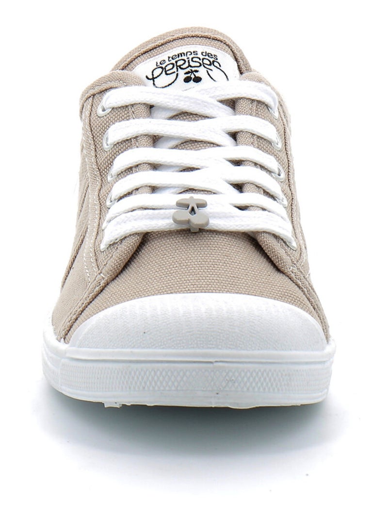 Basket Basse Pour Femme Basic Beige - Kiabi