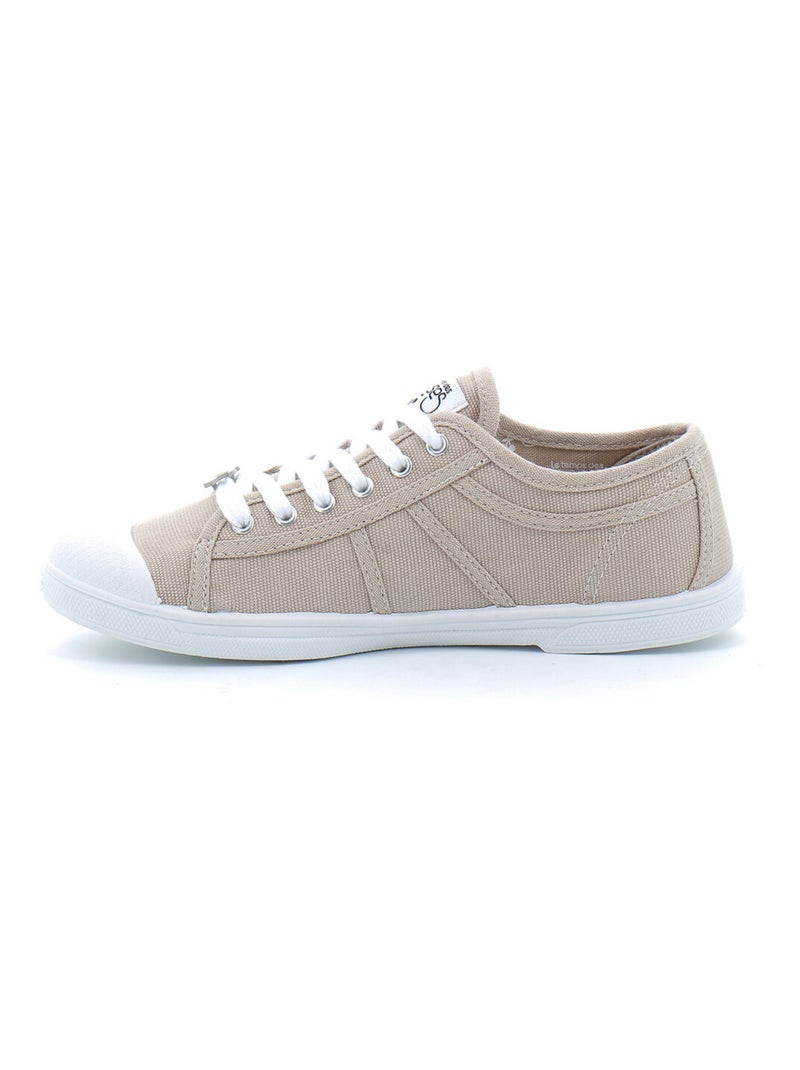 Basket Basse Pour Femme Basic Beige - Kiabi