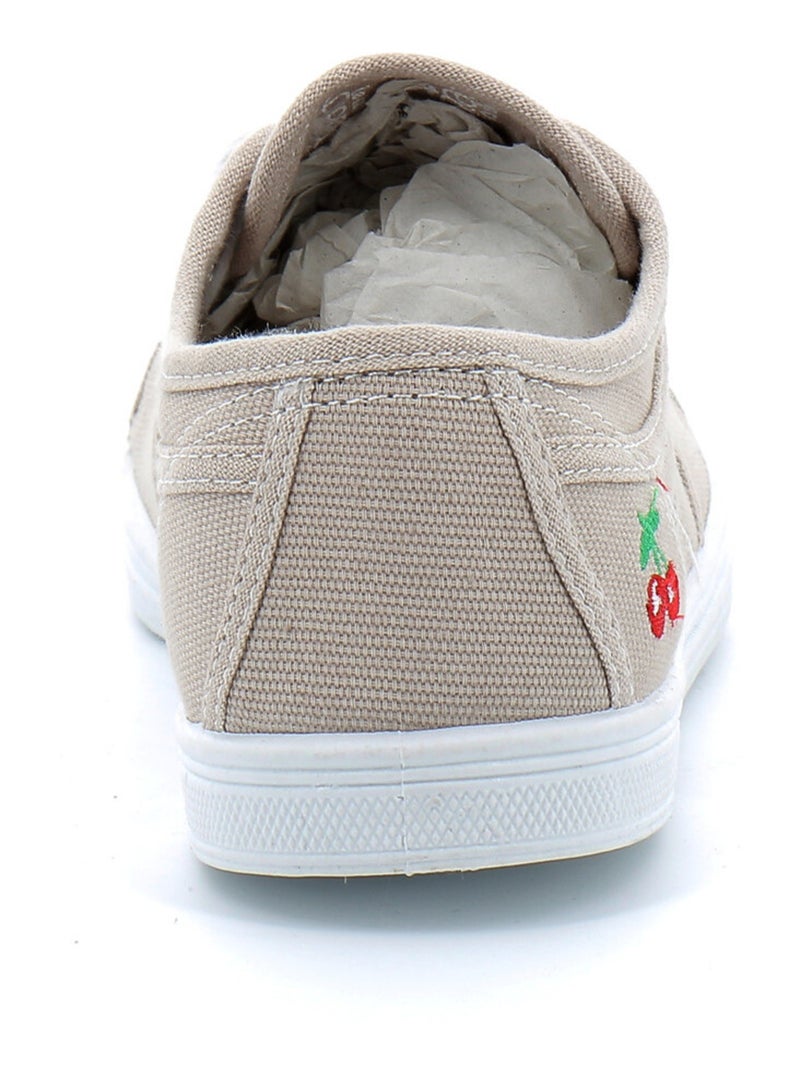 Basket Basse Pour Femme Basic Beige - Kiabi