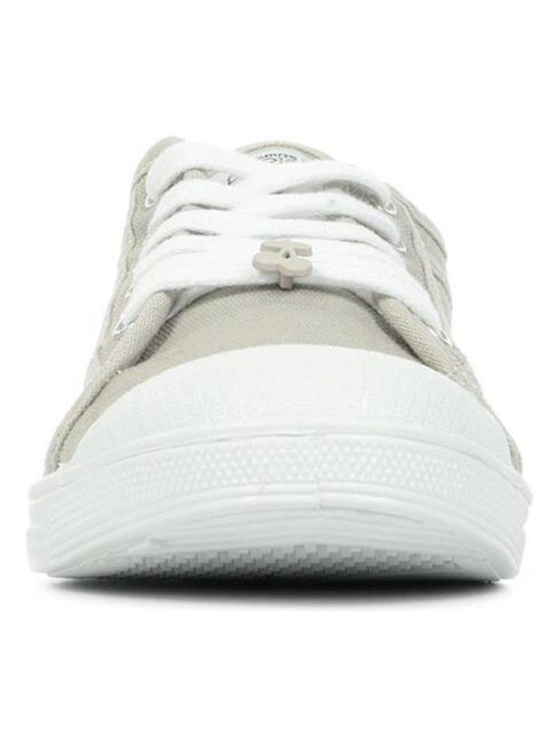 Basket Basse Pour Femme Basic Gris - Kiabi