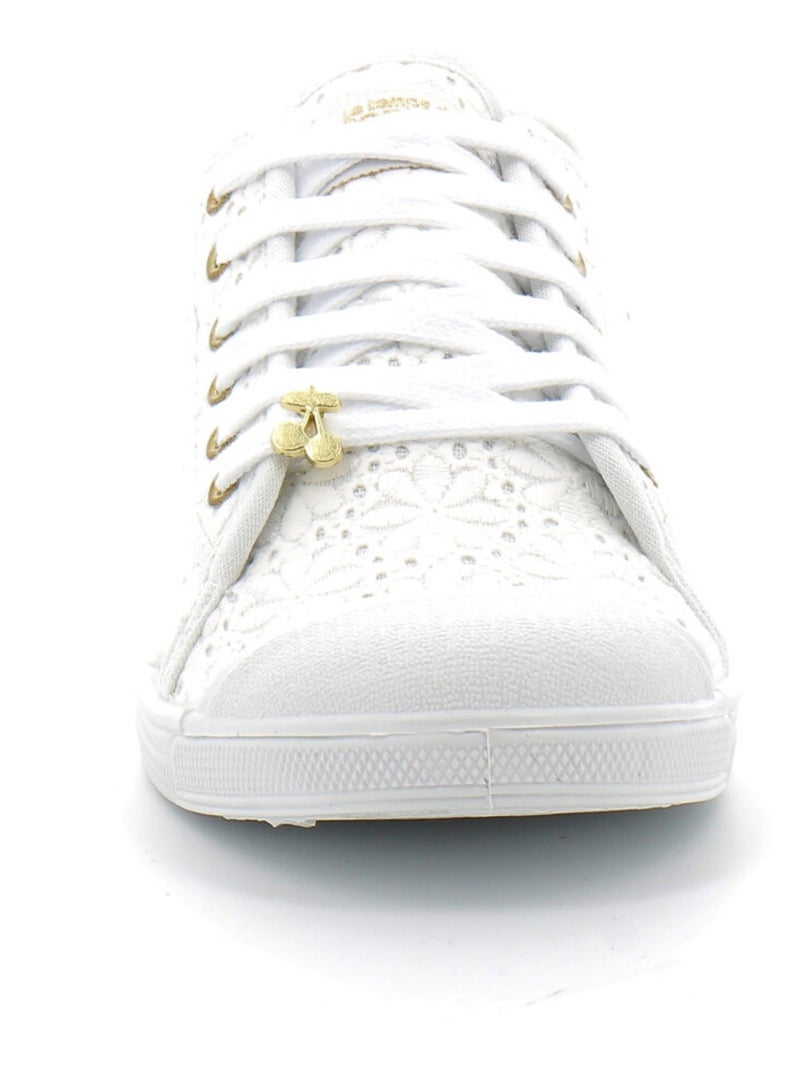 Basket Basse Pour Femme Basic Margaux Blanc - Kiabi