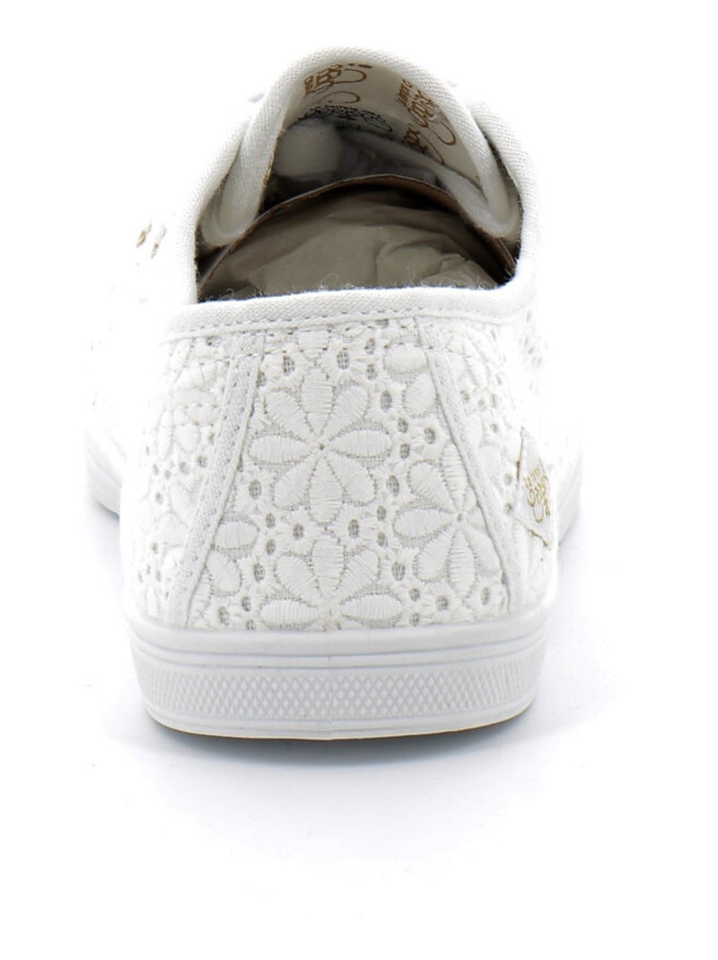 Basket Basse Pour Femme Basic Margaux Blanc - Kiabi