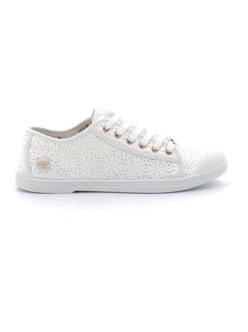 Basket Basse Pour Femme Basic Margaux Blanc - Kiabi