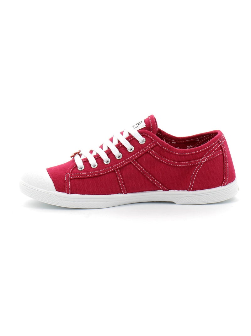 Basket Basse Pour Femme Basic Rouge - Kiabi