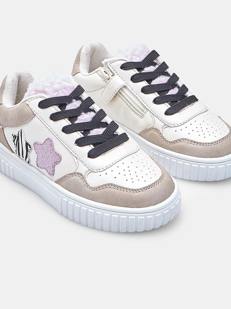 Basket  Bata Beige - Kiabi