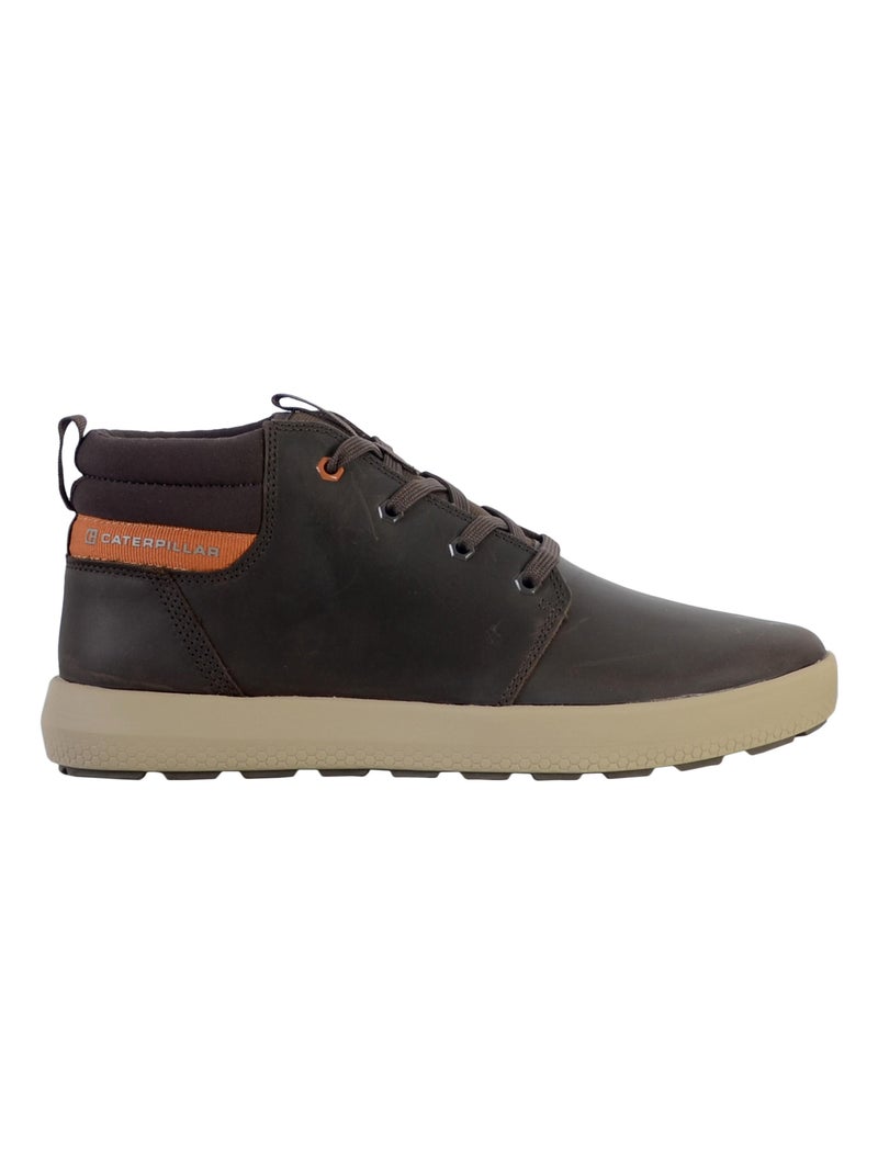 Basket Caterpillar Cuir Proxy Mid Marron - Kiabi