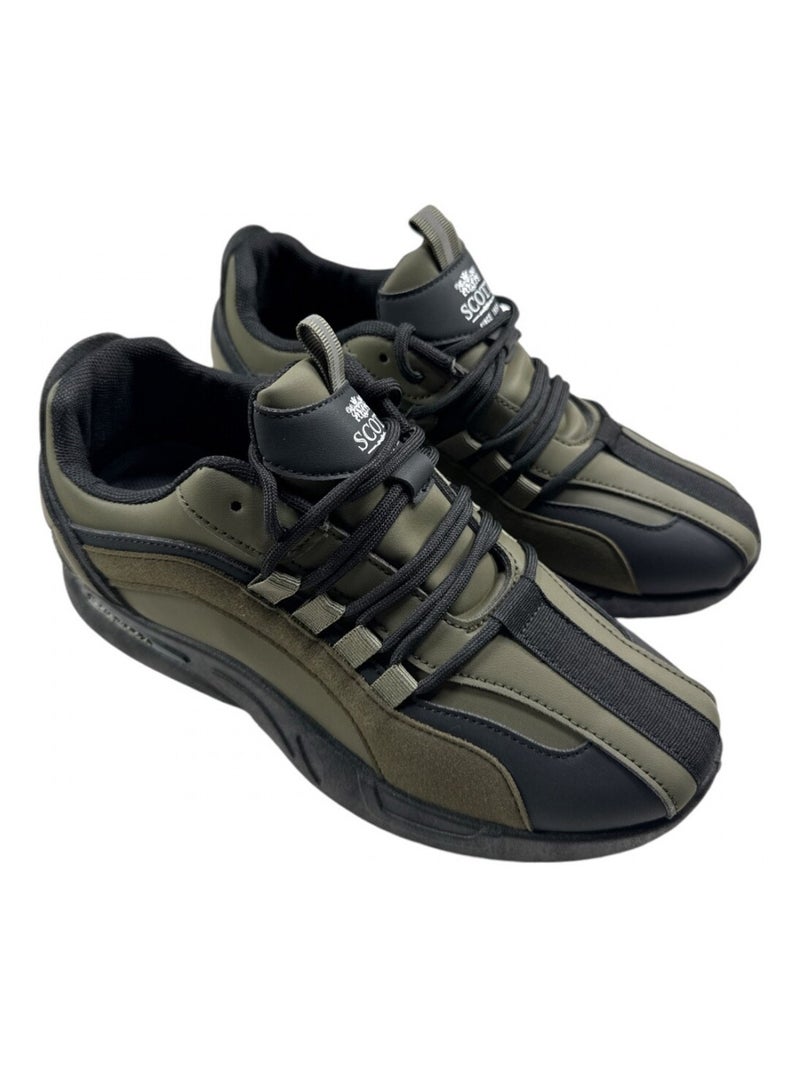 Basket Confort Scott Homme Kaki - Kiabi