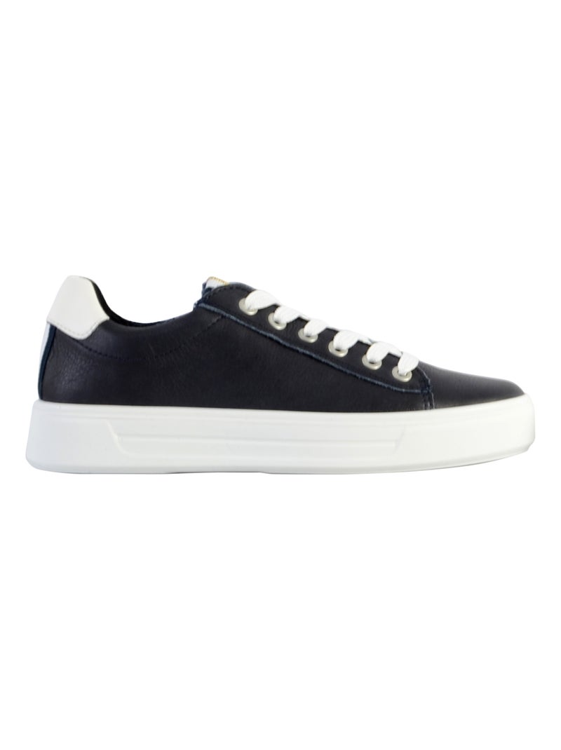 Basket Cuir Ara CourtYard Bleu - Kiabi