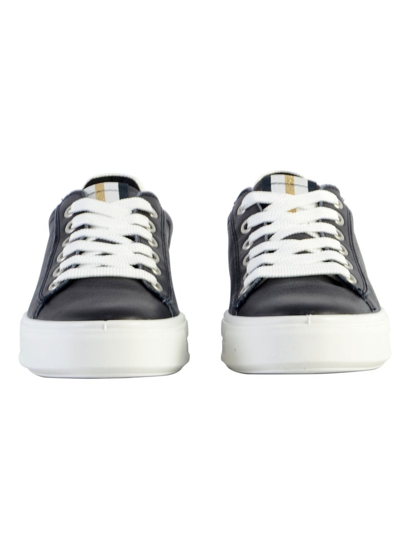 Basket Cuir Ara CourtYard Bleu - Kiabi