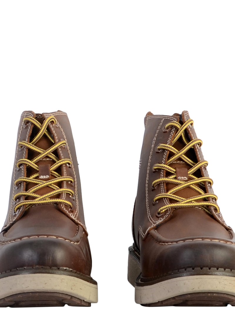 Basket Cuir Caterpillar Covert Boots Marron - Kiabi