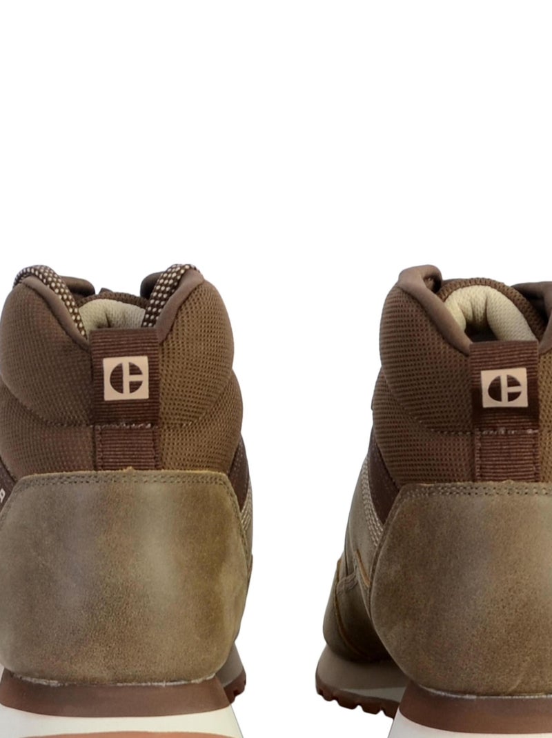 Basket Cuir Caterpillar Venture Hiker Vert - Kiabi
