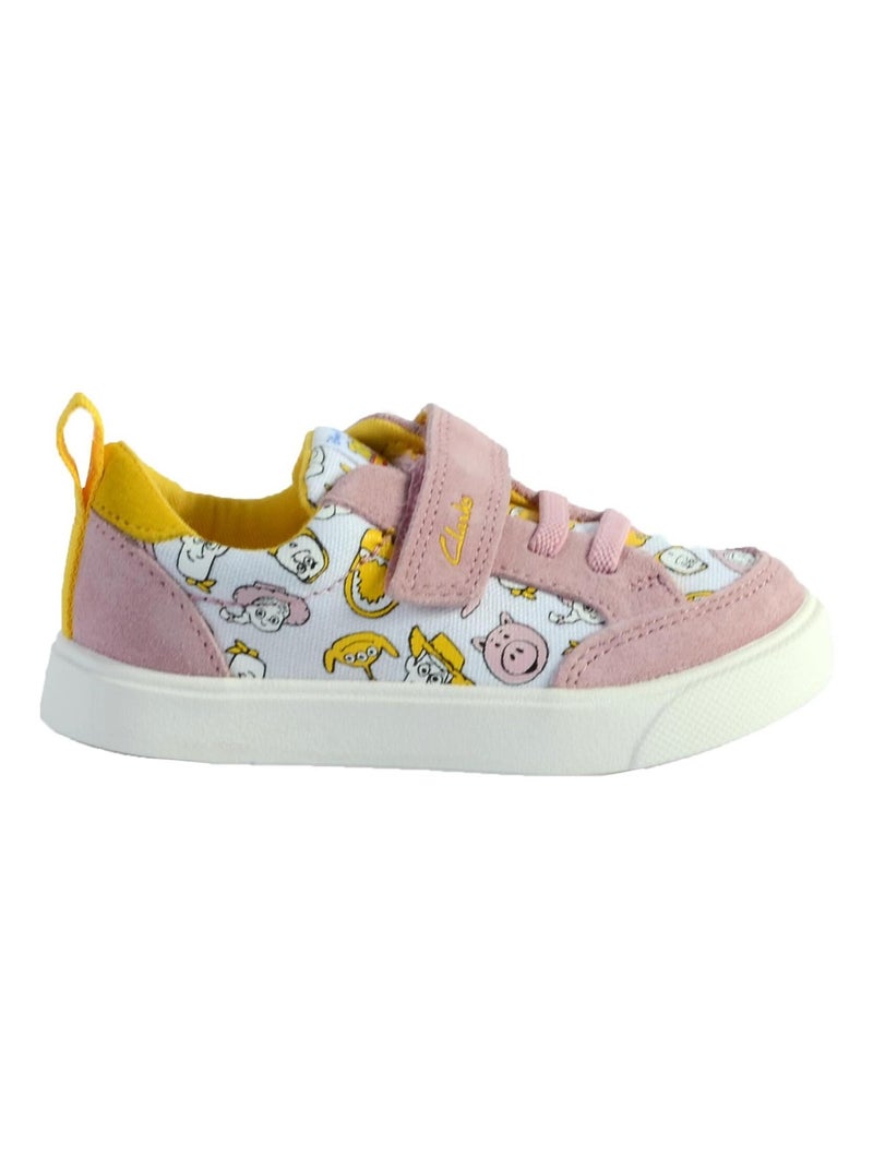 Basket Cuir Clarks Bebe City Howdy T Rose - Kiabi