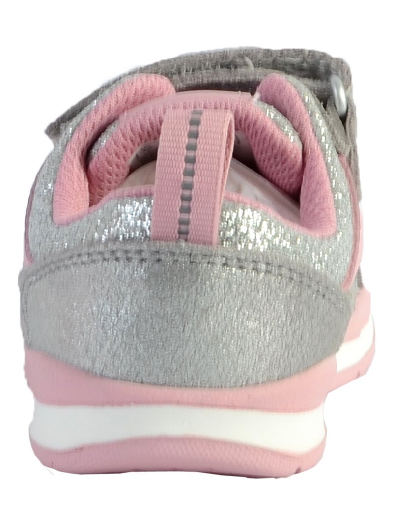 Basket Cuir Clarks Enfant Ferris Run Gris métalique - Kiabi