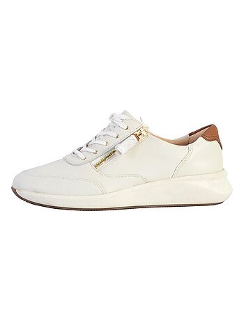 Basket Cuir Clarks Un Rio Zip