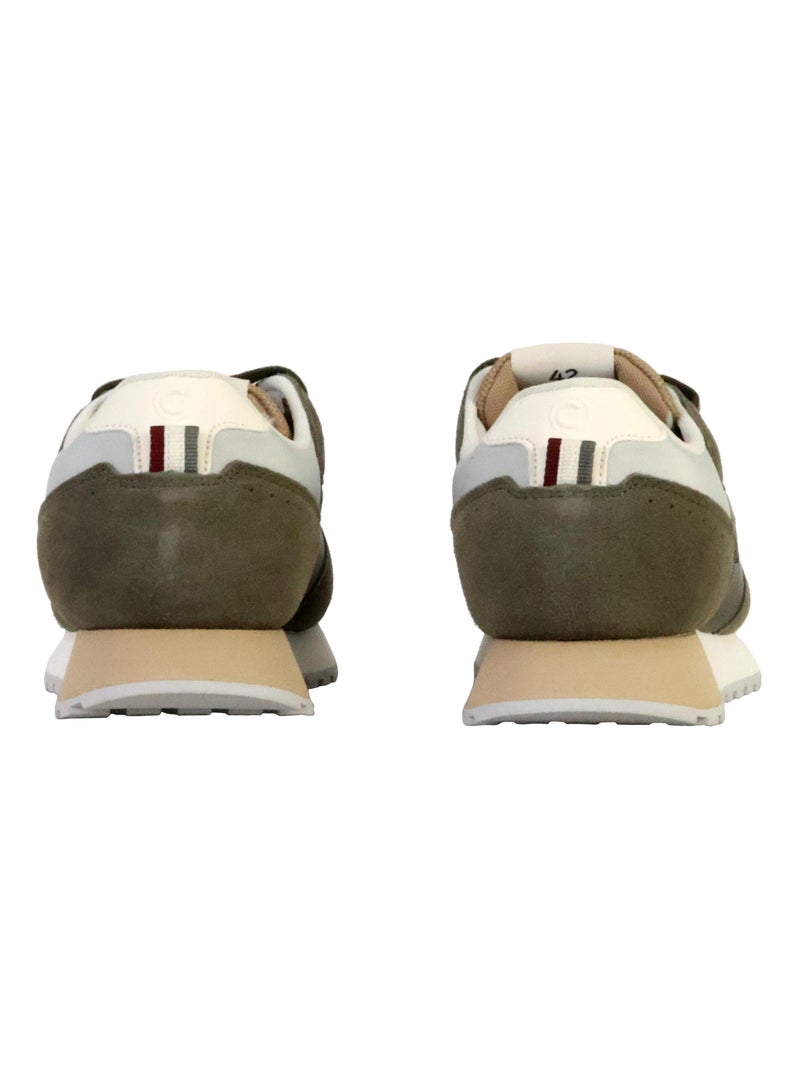 Basket Cuir Colmar Travis Authentic Vert - Kiabi