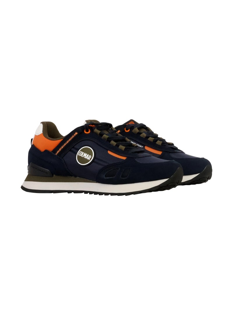 Basket Cuir Colmar Travis Sport Bold Bleu - Kiabi