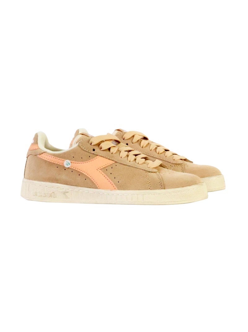 Basket Cuir Diadora Game L Low Suede Waxed Beige - Kiabi